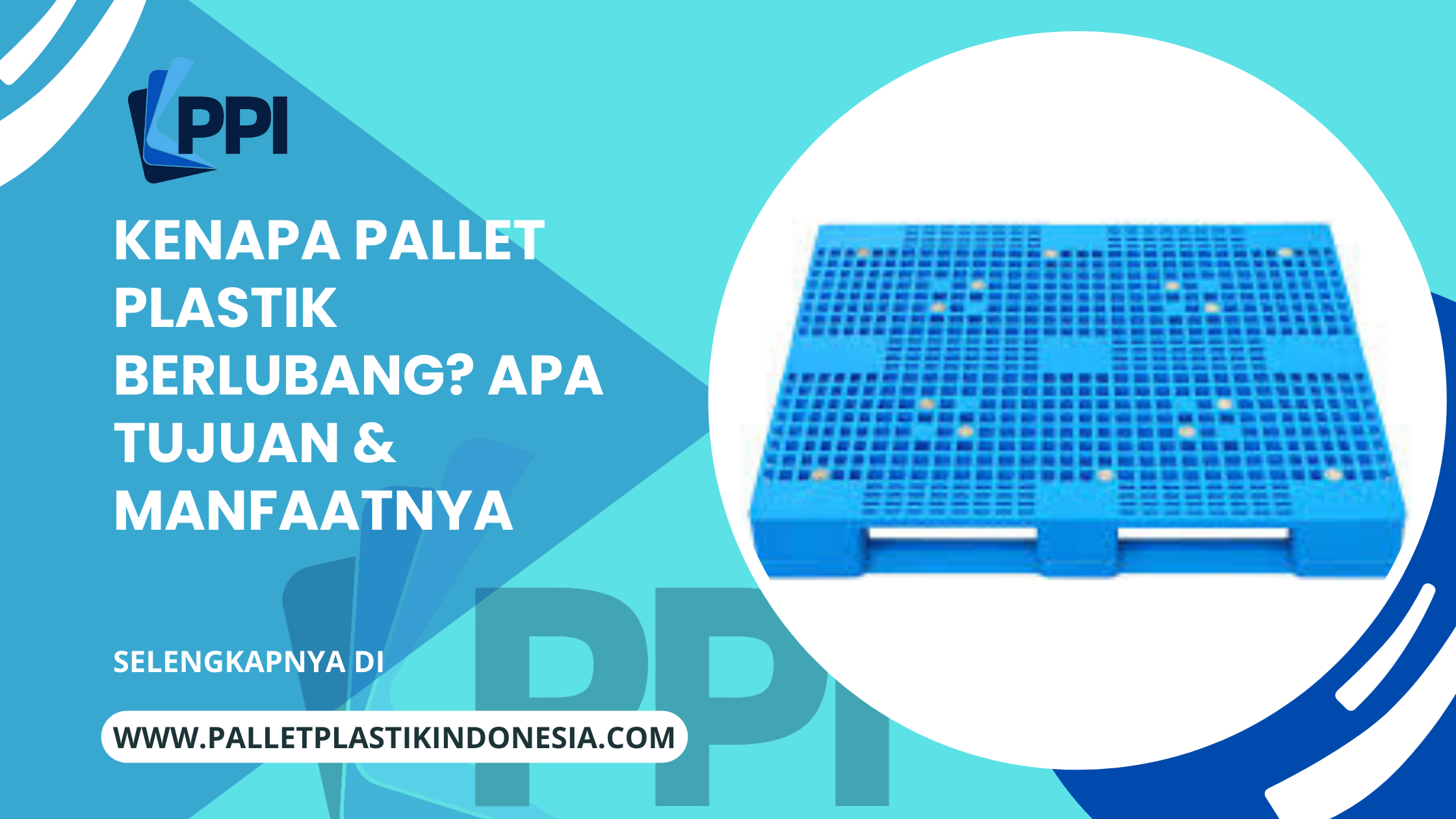 Kenapa Pallet Plastik Berlubang Apa Tujuan & Manfaatnya