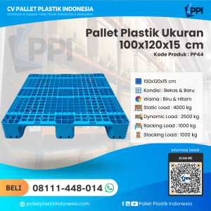Pallet Plastik Baru & Bekas 100x120x15 [PP44]