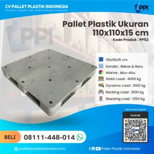 Pallet Plastik Bekas & Baru 110x110x15 [PP52]
