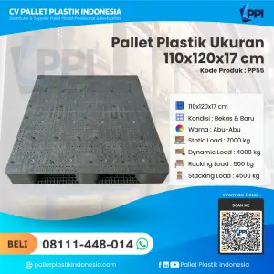 Pallet Plastik Bekas & Baru 110x120x17 [PP55]