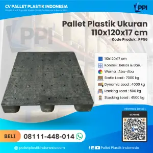 Pallet Plastik Bekas & Baru 110x120x17 [PP56]