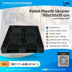 Pallet Plastik Bekas & Baru 110x130x15 [PP59]