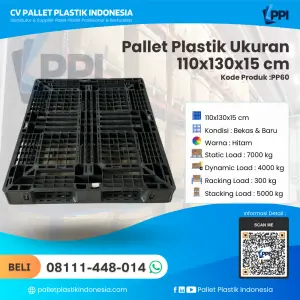 Pallet Plastik Bekas & Baru 110x130x15 [PP60]