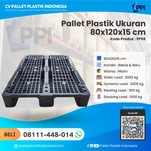 Pallet Plastik Bekas & Baru 80x120x15 [PP68]