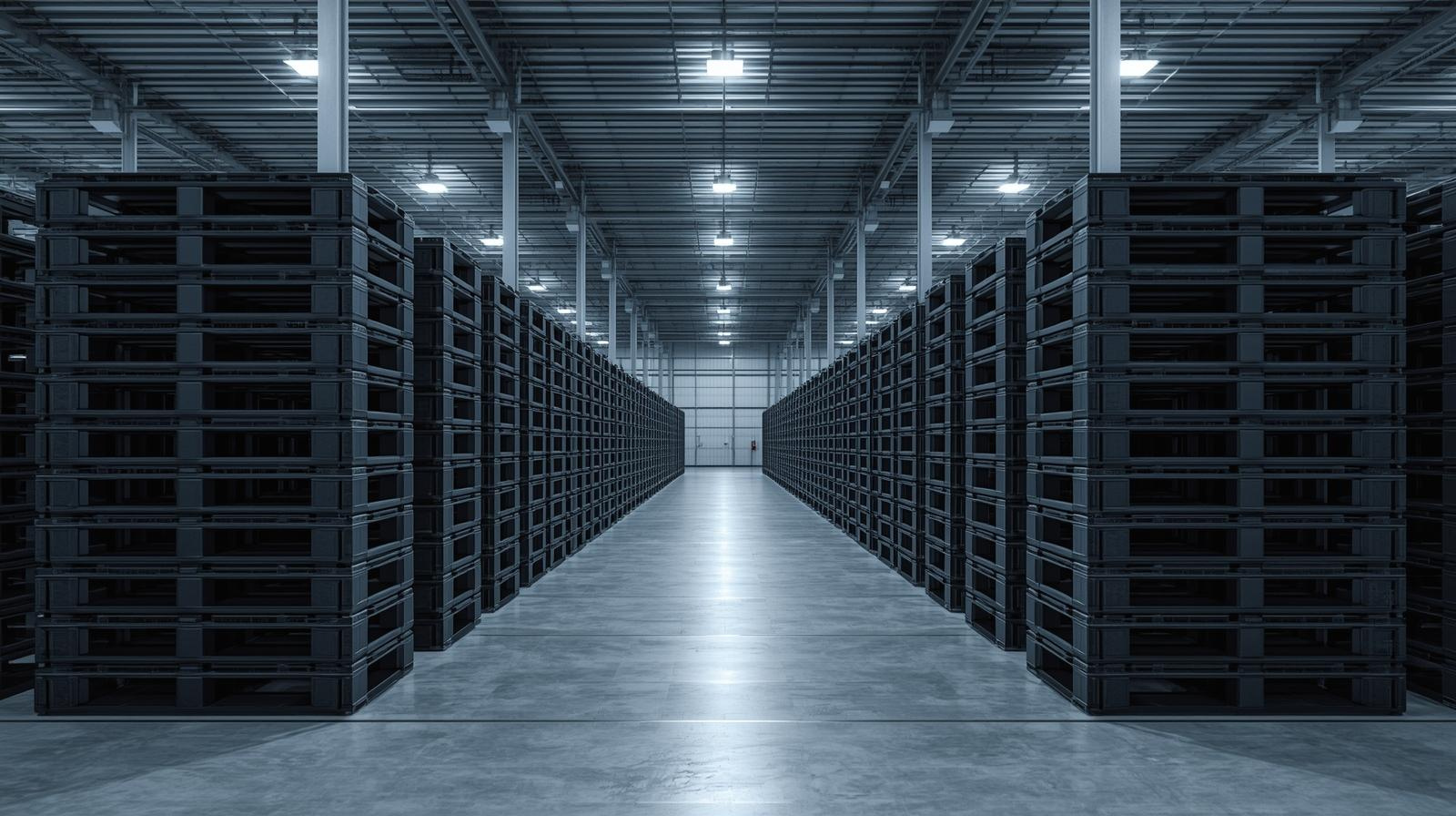 pallet plastik hitam