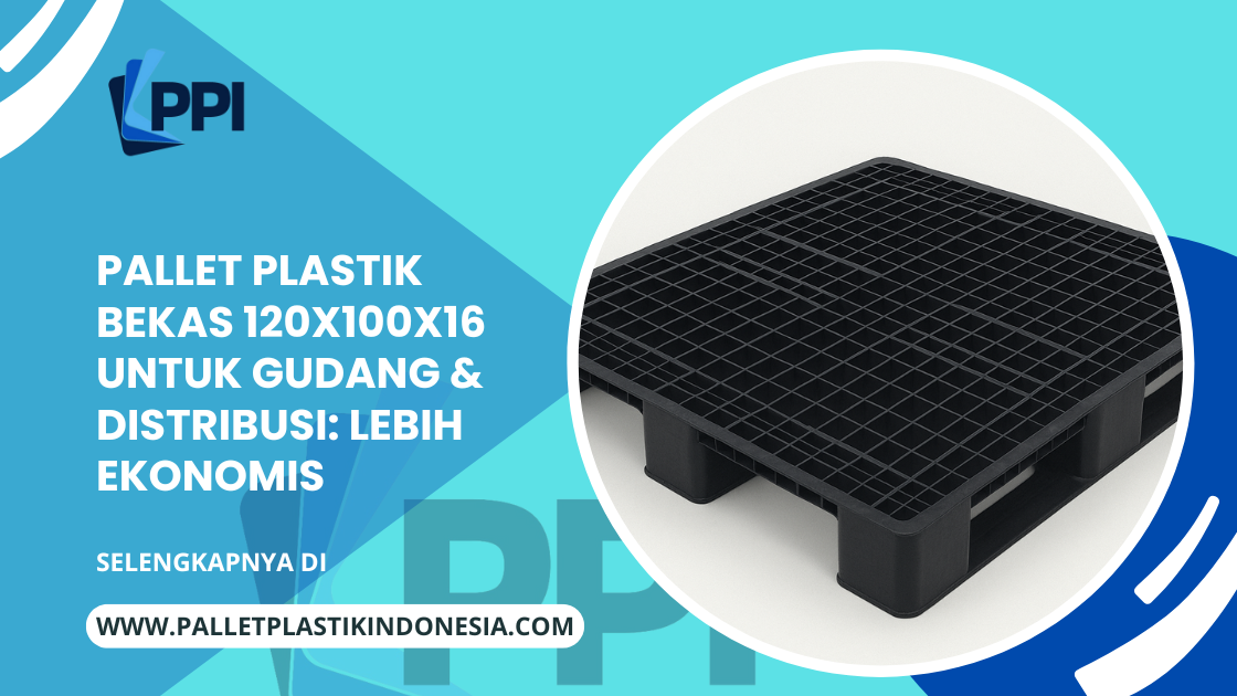 Pallet Plastik Bekas 120x100x16 untuk Gudang & Distribusi: Lebih Ekonomis