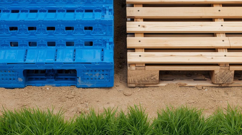 Pallet Plastik atau Kayu untuk Bisnis: Mana yang Lebih Efisien dan Tahan Lama?