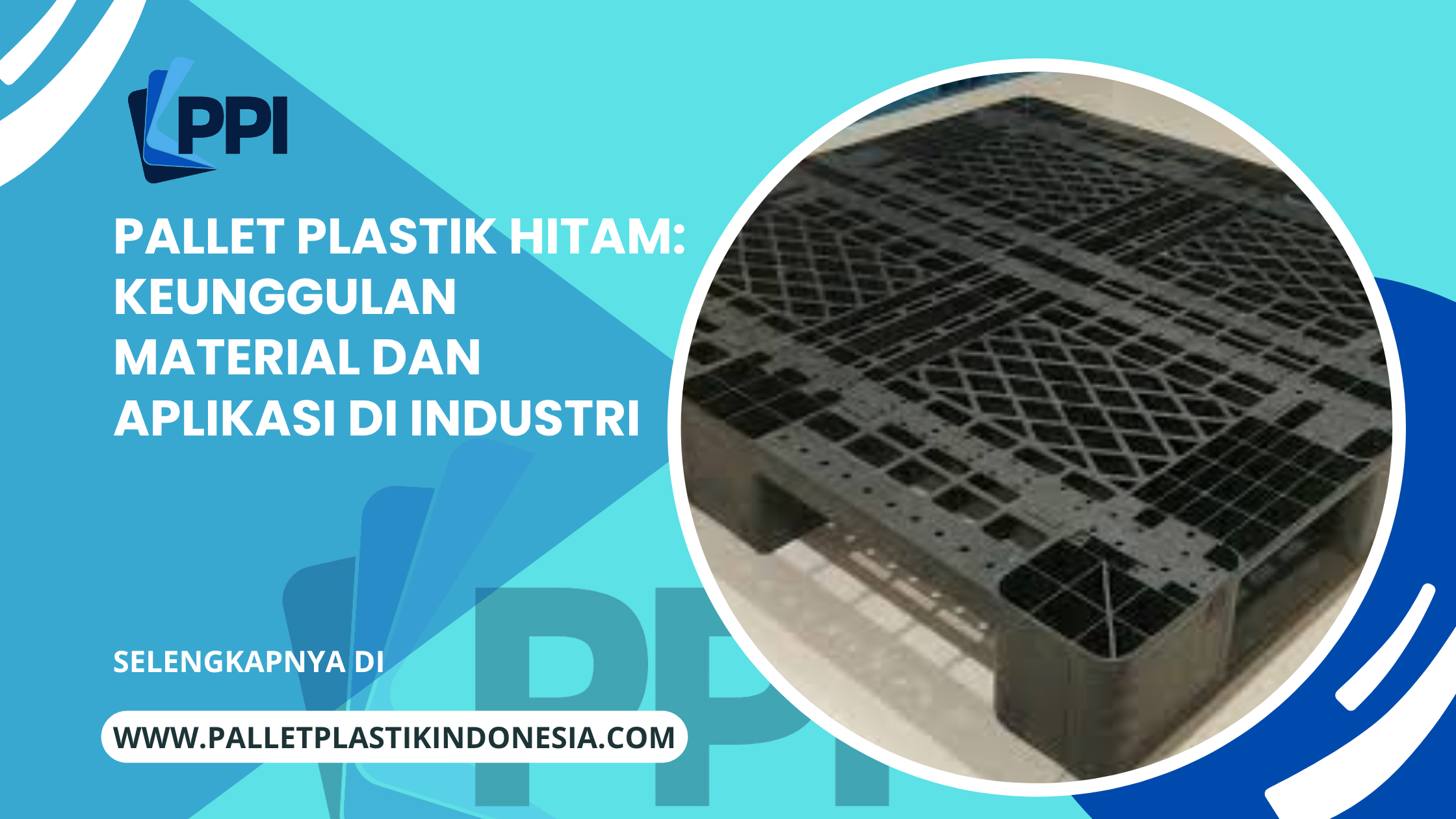 pallet plastik hitam