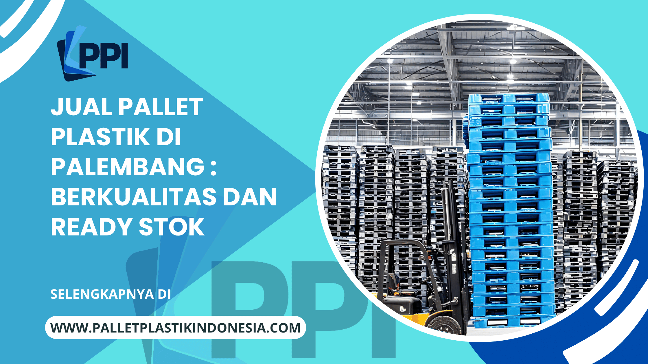 Jual Pallet Plastik di Palembang : berkualitas dan ready stok