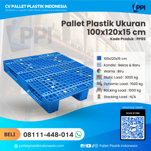 Pallet Plastik Baru & Bekas 80x120x15 [PP85]