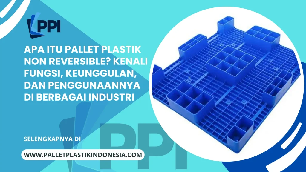 Apa Itu Pallet Plastik Non Reversible? Kenali Fungsi, Keunggulan, dan Penggunaannya di Berbagai Industri