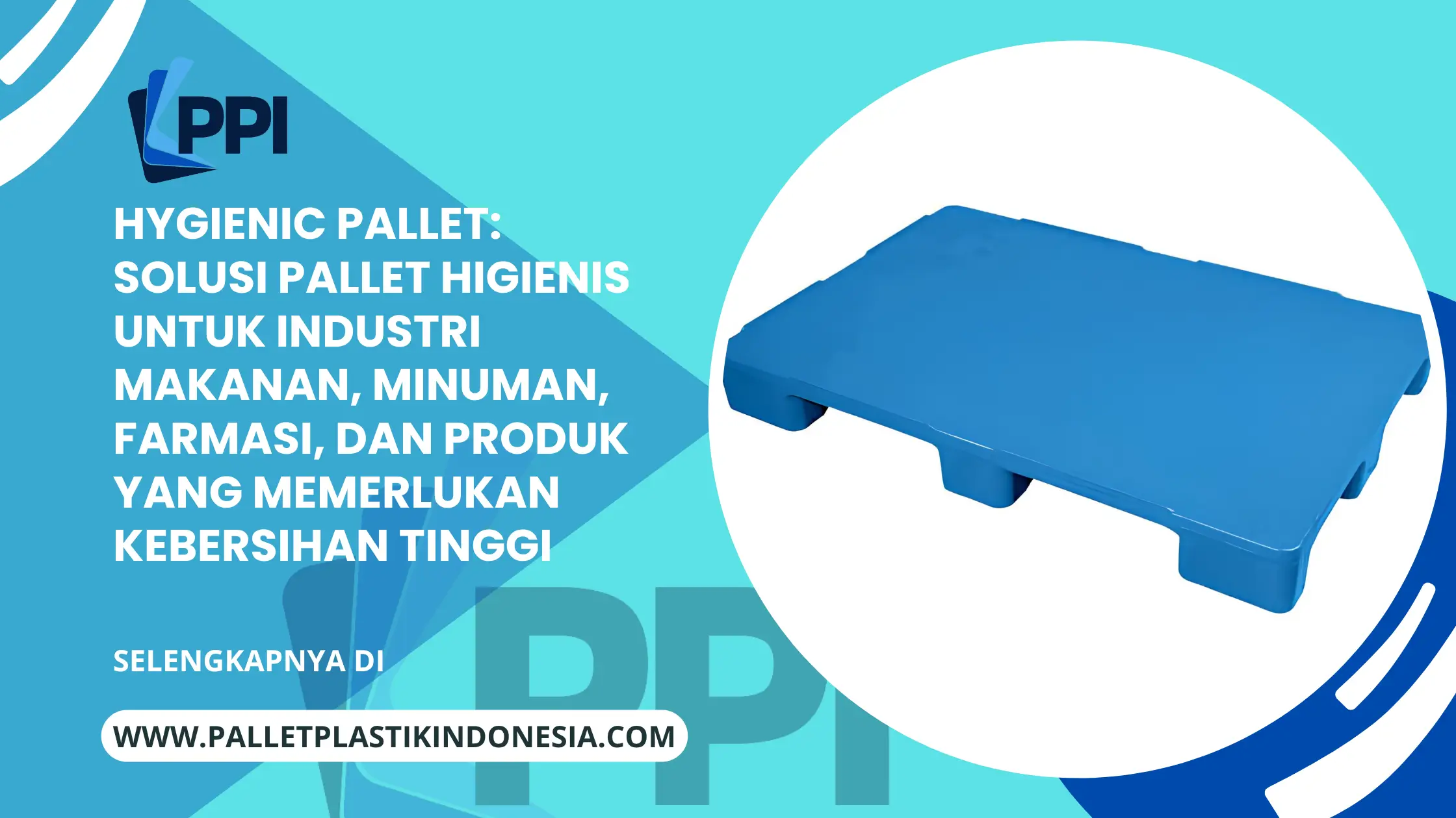 Hygienic Pallet: Solusi Pallet Higienis untuk Industri Makanan, Minuman, Farmasi, dan Produk yang Memerlukan Kebersihan Tinggi