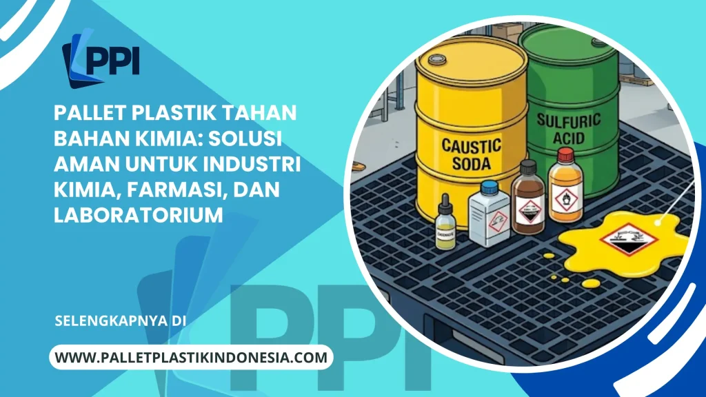 Pallet Plastik Tahan Bahan Kimia: Solusi Aman untuk Industri Kimia, Farmasi, dan Laboratorium