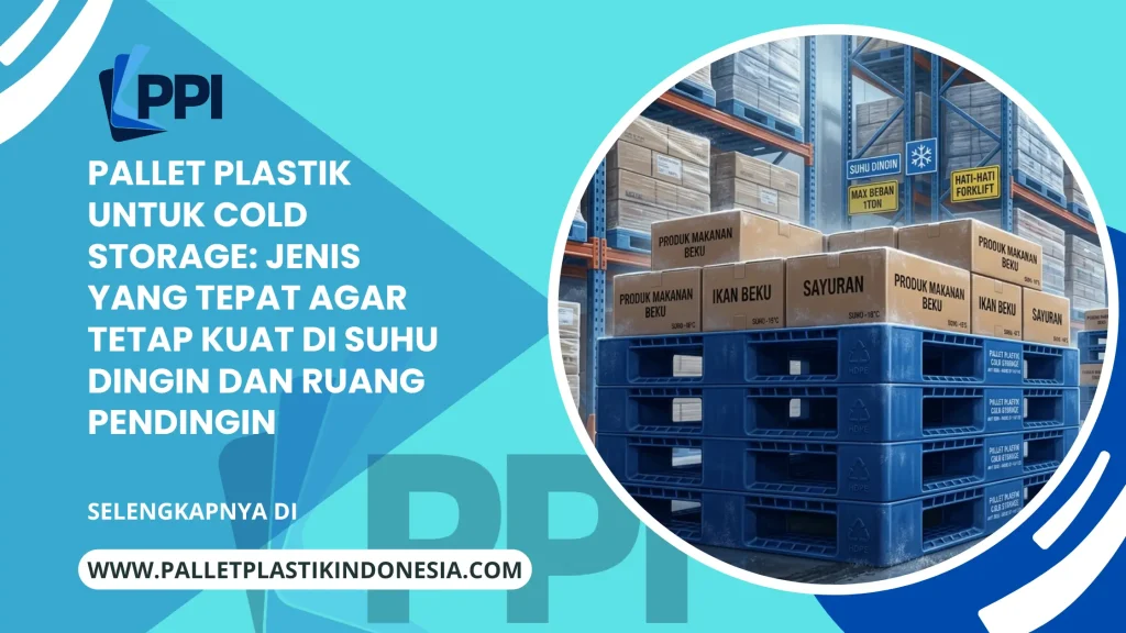 Pallet Plastik untuk Cold Storage: Jenis yang Tepat agar Tetap Kuat di Suhu Dingin dan Ruang Pendingin