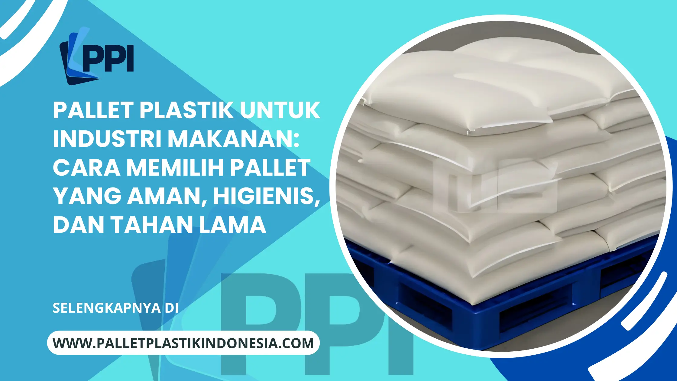 Pallet Plastik untuk Industri Makanan: Cara Memilih Pallet yang Aman, Higienis, dan Tahan Lama
