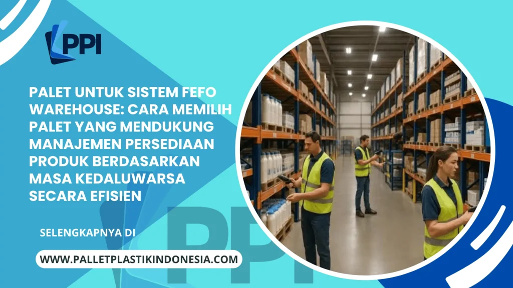 Palet untuk Sistem FEFO Warehouse: Cara Memilih Palet yang Mendukung Manajemen Persediaan Produk Berdasarkan Masa Kedaluwarsa Secara Efisien